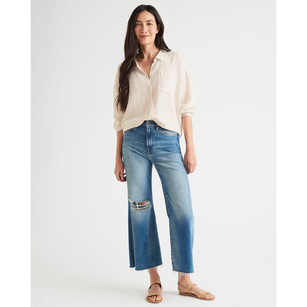 Splendid Bailey Button Down Shirt - M - Moonstone - image 2